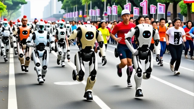 Robots Tried to Run a Half-Marathon in Beijing and It Was as Chaotic as You&#8217;d Expect
