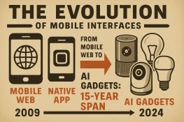 From Mobile Web to AI Gadgets: The Evolution of Mobile Interfaces Over 15 Years