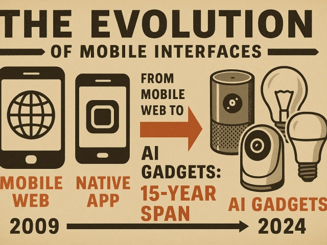 From Mobile Web to AI Gadgets: The Evolution of Mobile Interfaces Over 15 Years