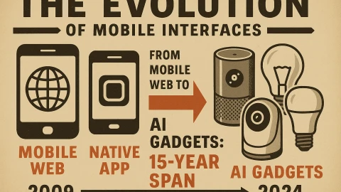 From Mobile Web to AI Gadgets: The Evolution of Mobile Interfaces Over 15 Years
