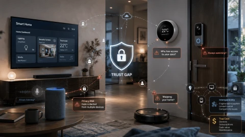 The Smart Home Trust Gap: Adoption, Privacy, Cost, and Interoperability Statistics 2026