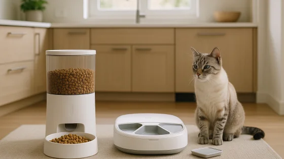 Automatic Pet Feeders for Wet Food vs. Dry Kibble