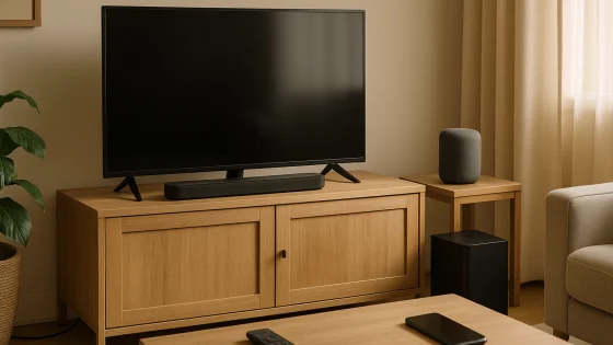 Living room audio choice