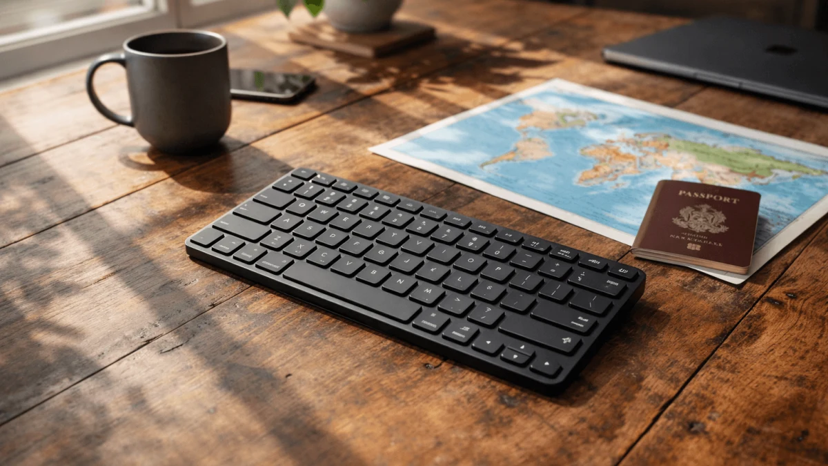 Compact Bluetooth Keyboards for Digital Nomads