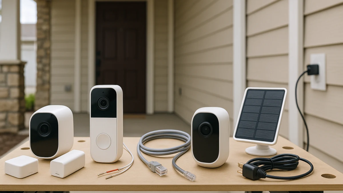 Wired vs. Battery Security Cameras and Doorbells: Power Guide