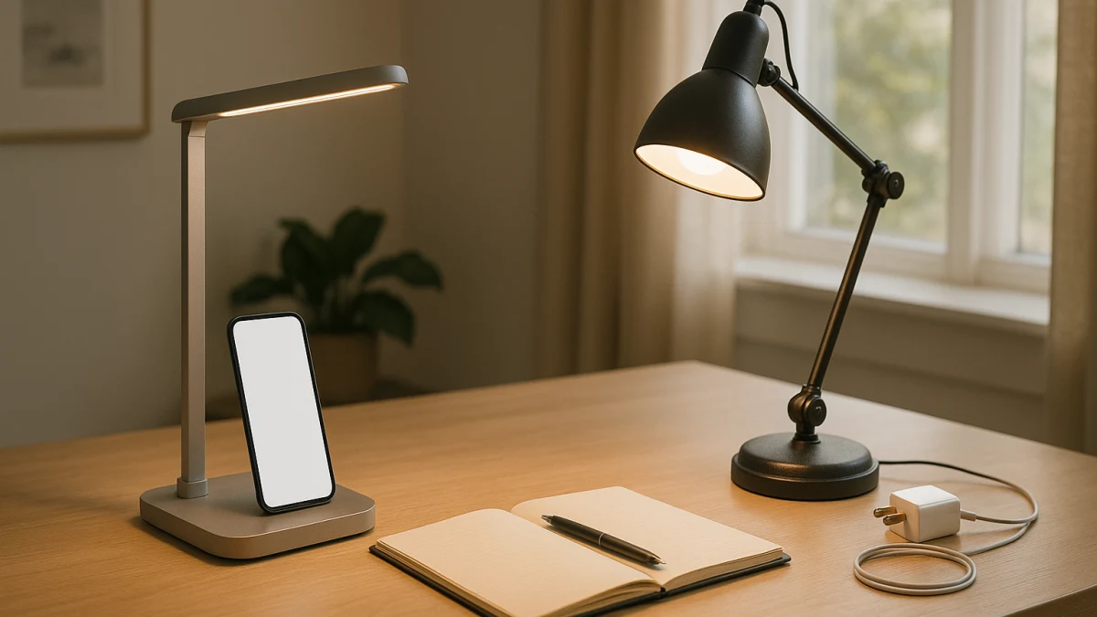 Desk Lamps With Phone Charging: Built-In Charger or Simple Lamp?