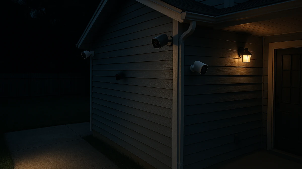 Spotlight vs Standard Night-Vision Cameras for Dark Yards