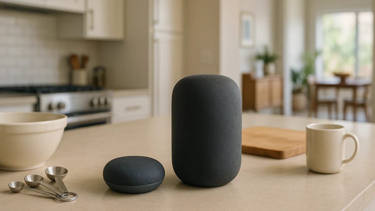 Screen-Free Smart Speakers for Kitchen Timers and Music