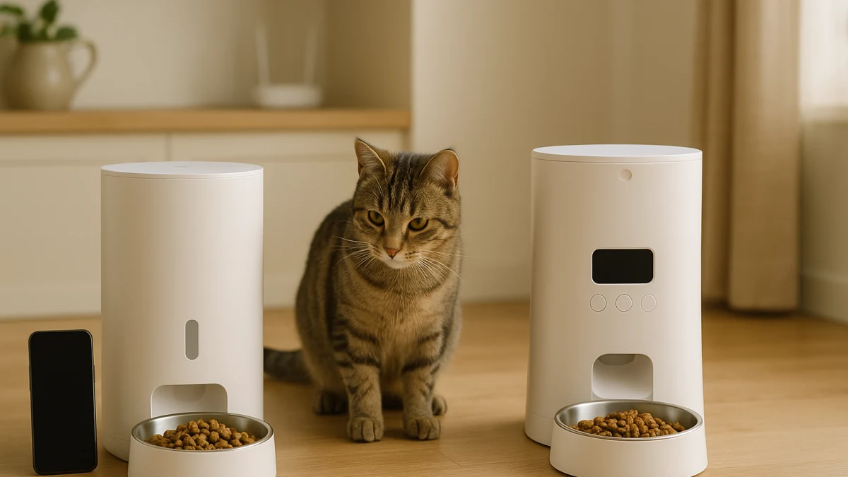 App-Controlled vs Basic Automatic Pet Feeders: Which Setup Fits Your Routine?