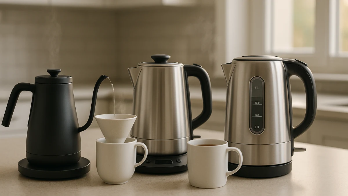 Electric Kettles for Tea, Pour-Over, or Fast Boil?