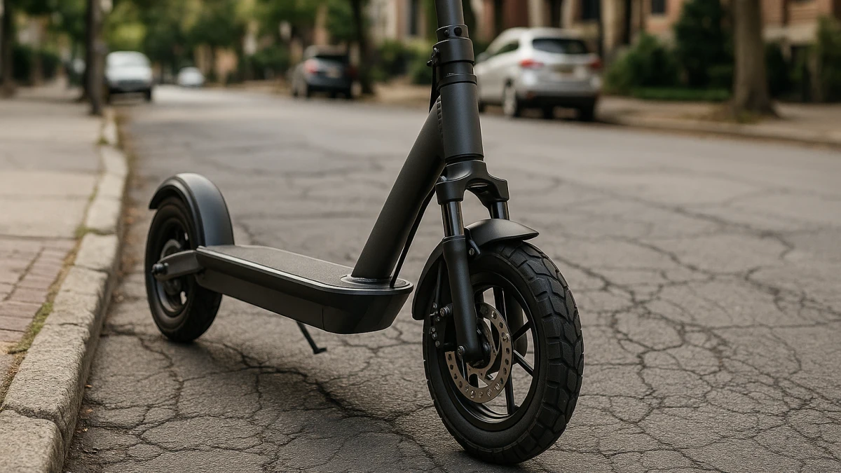 Electric Scooters for Rough Pavement, Not Off-Road