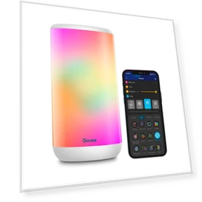 Aura Smart Table Lamp with RGBIC Colored Lighting — Smart Home Modules, Govee