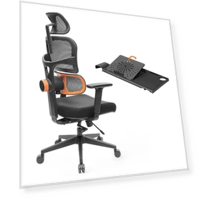 Ergonomic Chair with Detachable Workstation Desktop — Desk Chairs, NEWTRAL