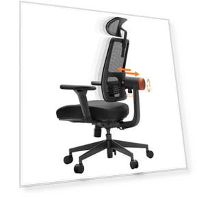 Ergonomic Office Chair with Auto-Following Backrest and Adjustable Headrest — Desk Chairs, NEWTRAL