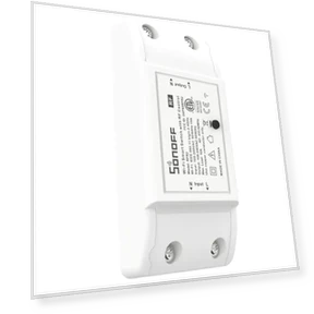WiFi Smart Switch with RF Receiver, Remote Control, Timer, Works with Alexa — Smart Home Hubs & Controllers, Sonoff