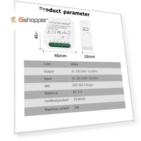 Smart Curtain Controller WiFi Two Way Mini Modification — Smart Home Hubs & Controllers, Tuya
