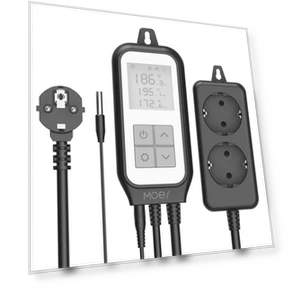 WiFi Smart Digital Temperature Socket Thermostat with LCD Display — Home Climate Control, MoesHouse
