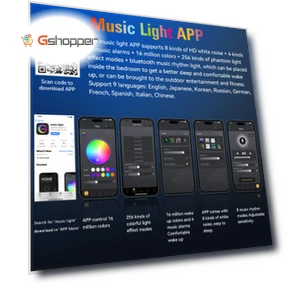 5-in-1 Smart Light with Wireless Charger, Clock, and Speaker — Smart Home Modules