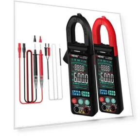 Digital Clamp-On Current Multimeter 6000 Counts True RMS Large Color Display — Electrical Testers, ANENG