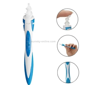 Smart Swab Ear Suction Cleaner with 15 Replacements — Electric Ear Cleaner, Smart Swab