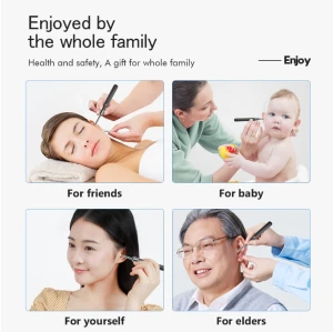 WiFi Intelligent Visual Ear Spoon Hi-Def Endoscope — Electric Ear Cleaner, X1