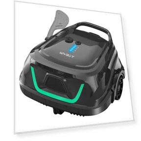 Cordless Pool Robot Vacuum, Double Filters, 120min Runtime, 2.5H Fast Charging — Smart Cleaning Robots, WYBOT