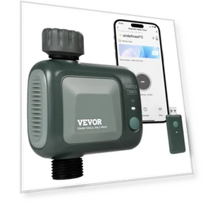 WiFi Sprinkler Timer with Voice Control — Controllers, VEVOR