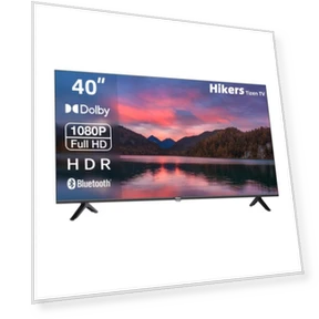 40" TV — Television, Hikers