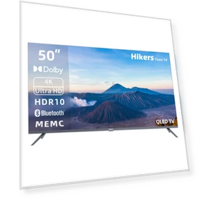 50" TV — Television, Hikers