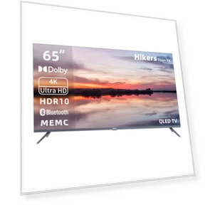 65" TV — Television, Hikers