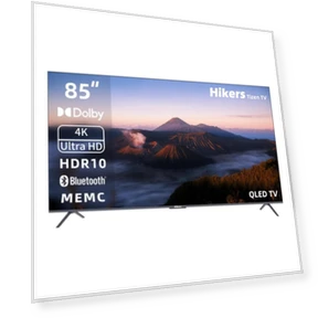 85" TV — Television, Hikers