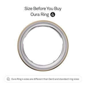 Smart Ring - Gold - Size 8 — Smart Ring, Oura