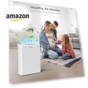 H13 True HEPA Air Purifier for Large Rooms up to 2300sq.ft — Electrostatic Air Purifiers, AMEIFU