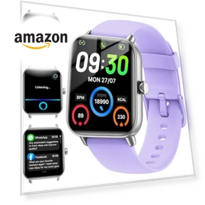 Smart Watch for Women with Alexa, Fitness Tracker, Heart Rate Monitor — Smartwatches, Hingso