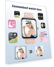 Smart Watch for iOS and Android Phones with Fitness Tracker, Heart Rate Monitor — Smartwatches, GRV