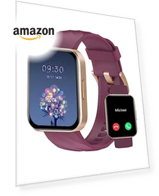 Smart Watch with Call Function, Fitness Tracker, Heart Rate Monitor — Smartwatches, RUIMEN