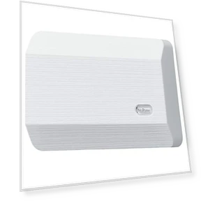 Wired Door Chime with Two Tones, White Textured — Chimes, Broan-NuTone