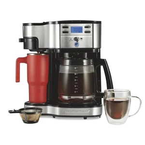 2-Way 12 Cup Programmable Drip Coffee Maker & Single Serve Machine — Coffee Maker, Hamilton Beach
