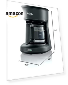 5-Cup Mini Brew Switch Coffee Maker — Coffee & Espresso Combos, Mr. Coffee