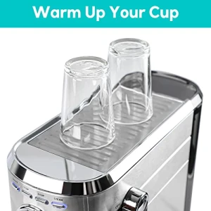 20 Bar Espresso Machine with Steam Milk Frother, CASABREWS