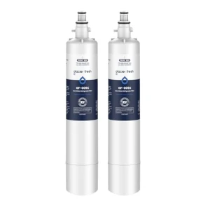 Replacement Refrigerator Water Filter with CHIP, 2 Pack, GLACIER FRESH