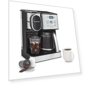 12-Cup Glass Carafe Coffee Maker with Single Server Brewer — Single-Cup Coffee Makers, Cuisinart