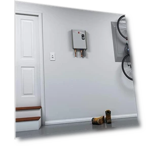 18kW 240V Tankless Electric Water Heater — Portable Heating Solutions, Rheem