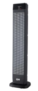 Oscillating Ceramic Tower Space Heater with Remote, 30", Good Housekeeping