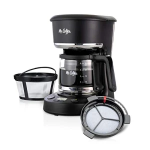 Programmable Coffee Maker, 5 Cups with Auto Pause, Glass Carafe, Compact Design — Coffee Maker, Mr. Coffee