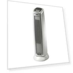 Oscillating Ceramic Tower Space Heater with Timer and Overheat Protection — Portable Heating Solutions, Lasko