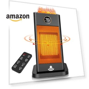 1500W PTC Fast Heating Space Heater with Humidifier and 3D Flame Effect — Portable Heating Solutions, Verminget