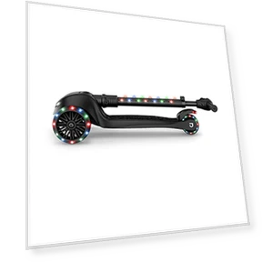 3-Wheel Light-Up Kick Scooter for Kids, Adjustable Handlebar, Foldable — Push Scooters, Jetson