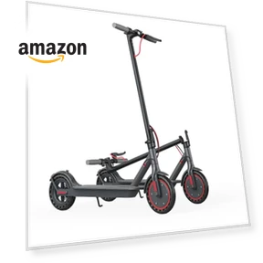 Portable Foldable Electric Scooter for Adults - 8.5" Solid Tires, 350W Motor — Electric Vehicles, Roinside