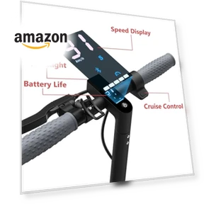 Electric Scooter for Adults with Dual Suspension and APP Control — Electric Vehicles, V1